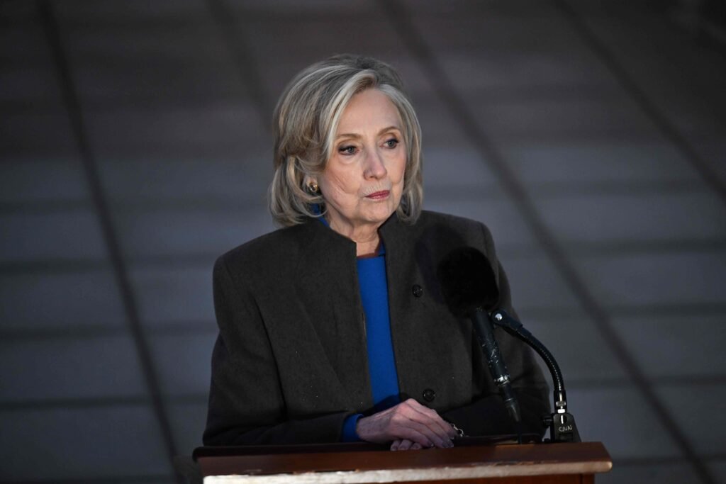 Former Secretary of State Hillary Clinton Denies Knowledge of Epstein’s Crimes
