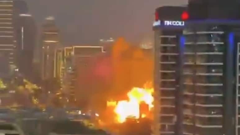 Iranian Shahed Drones Strike Dubai Landmarks