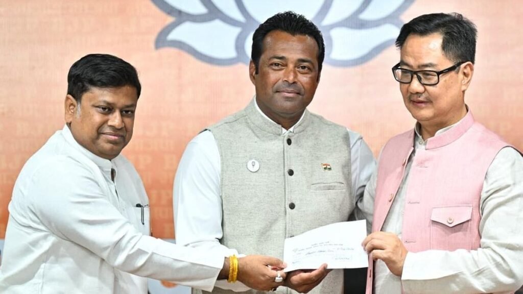 Tennis Legend Leander Paes Switches to BJP; Trinamool Fires “Outsider” Salvo