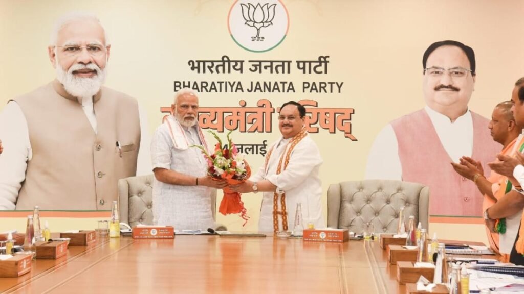 PM Modi Hosts High-Level BJP Core Group Meeting to Finalize Rajya Sabha Nominees