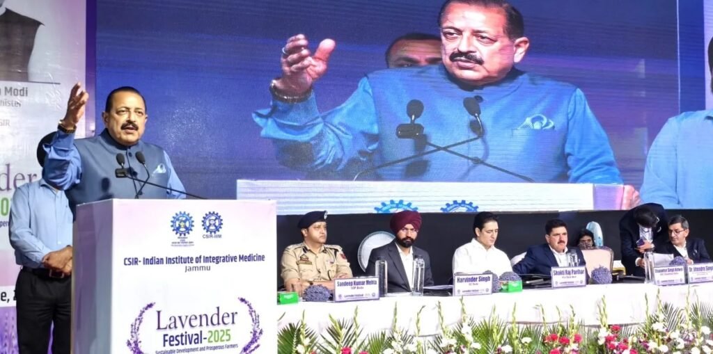 Bhaderwah Hosts 4th Lavender Festival as Union Minister Hails Aroma-Based Startup Growth