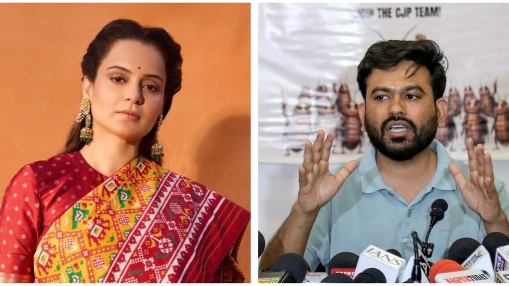 Kangana Ranaut Criticizes CJP Leader Abhijeet Dipke Over English Fluency